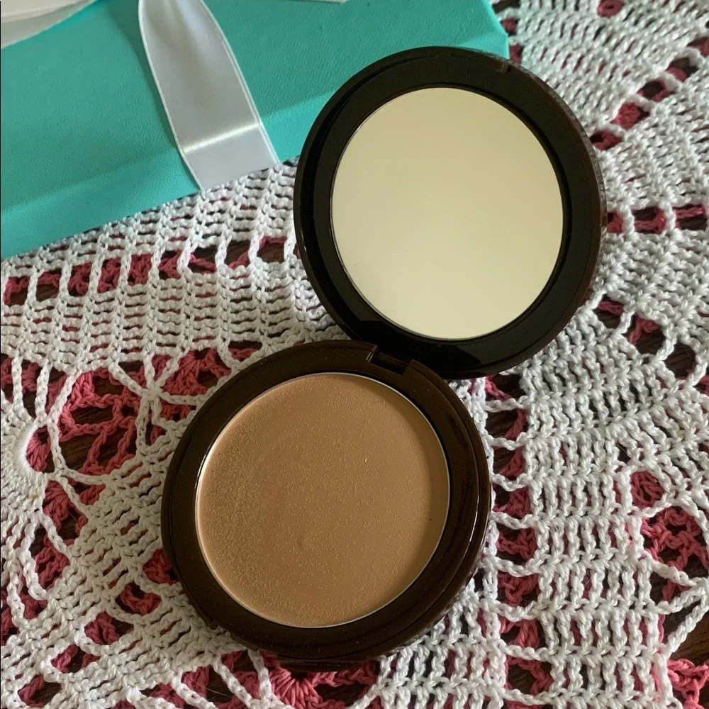tarte Brown Compact with Gold Leaf Detail